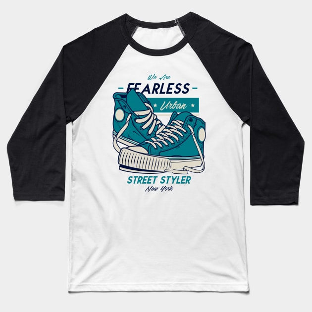 fearless cities the new urban movements Baseball T-Shirt by Pixel Poetry